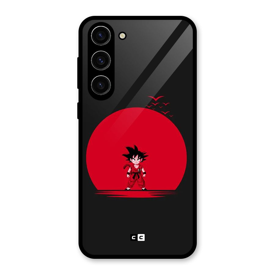 Goku Kid Art Glass Back Case for Galaxy S23 Plus