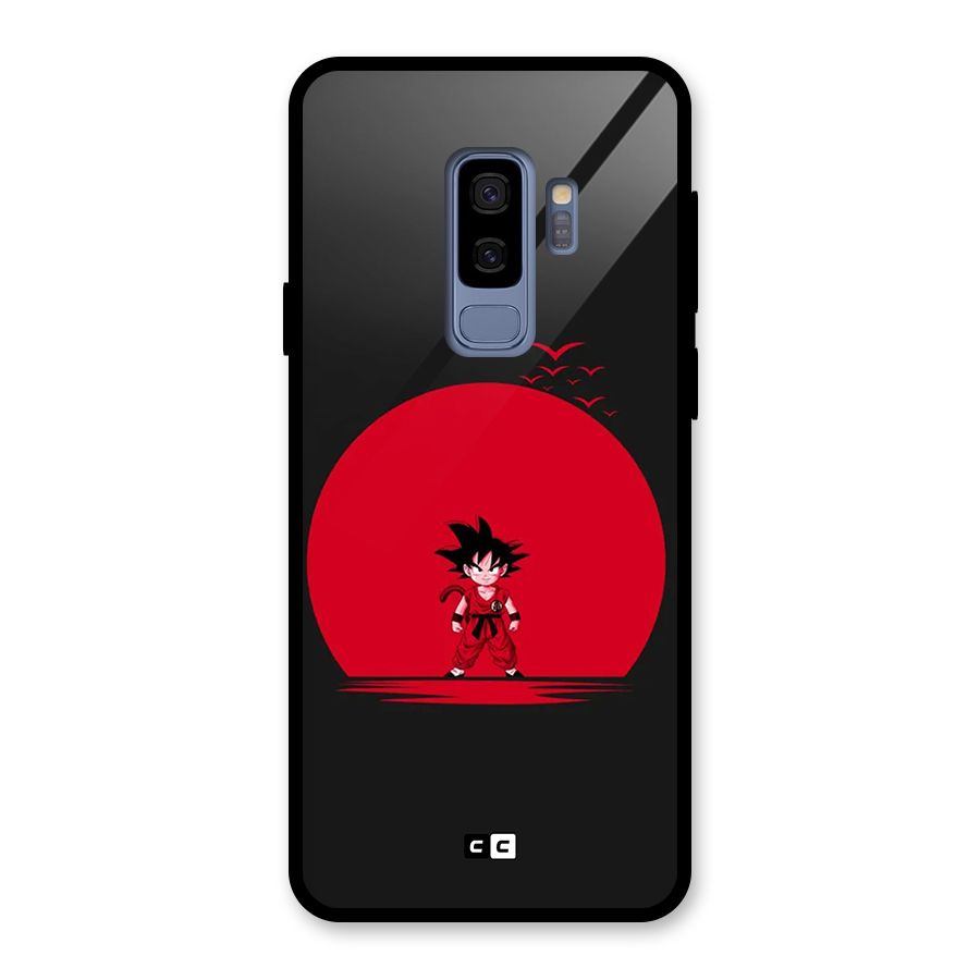 Goku Kid Art Glass Back Case for Galaxy S9 Plus