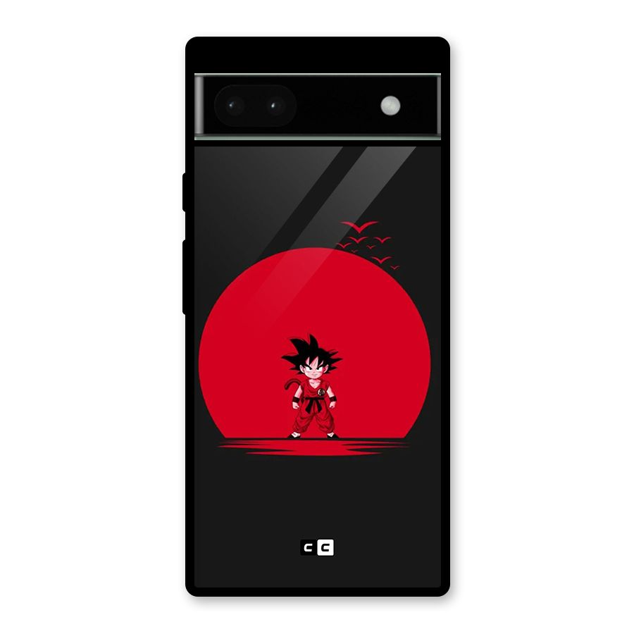 Goku Kid Art Glass Back Case for Google Pixel 6a