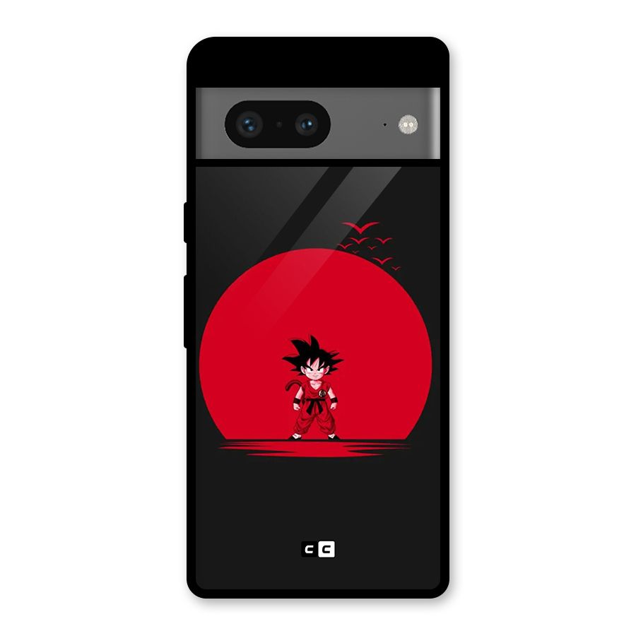Goku Kid Art Glass Back Case for Google Pixel 7