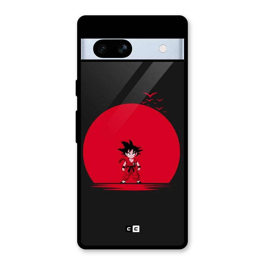 Goku Kid Art Glass Back Case for Google Pixel 7a