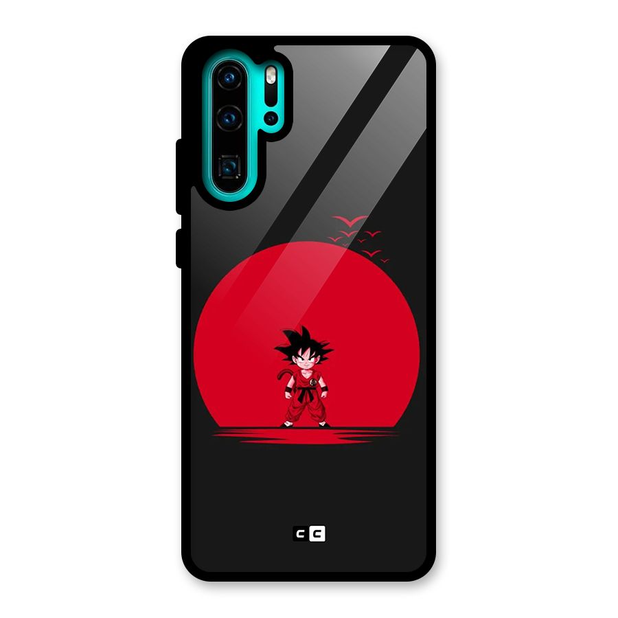 Goku Kid Art Glass Back Case for Huawei P30 Pro