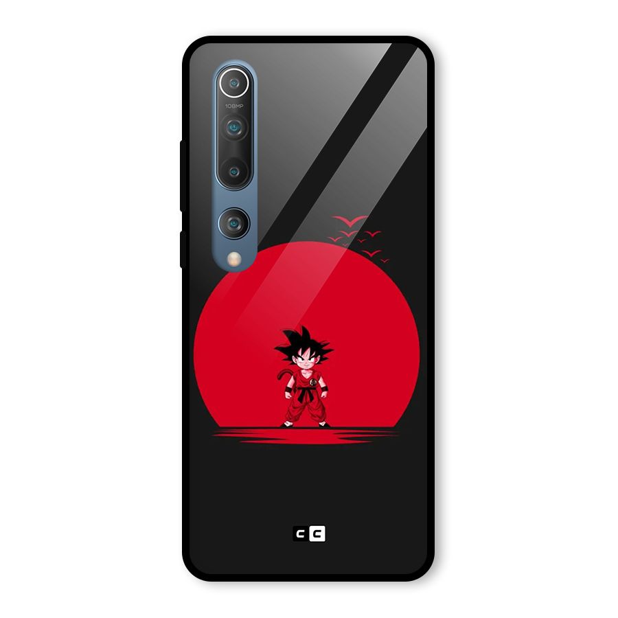 Goku Kid Art Glass Back Case for Mi 10