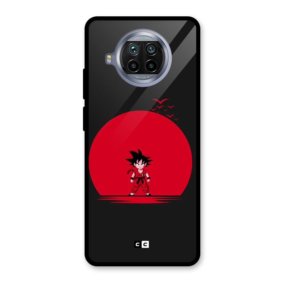Goku Kid Art Glass Back Case for Mi 10i