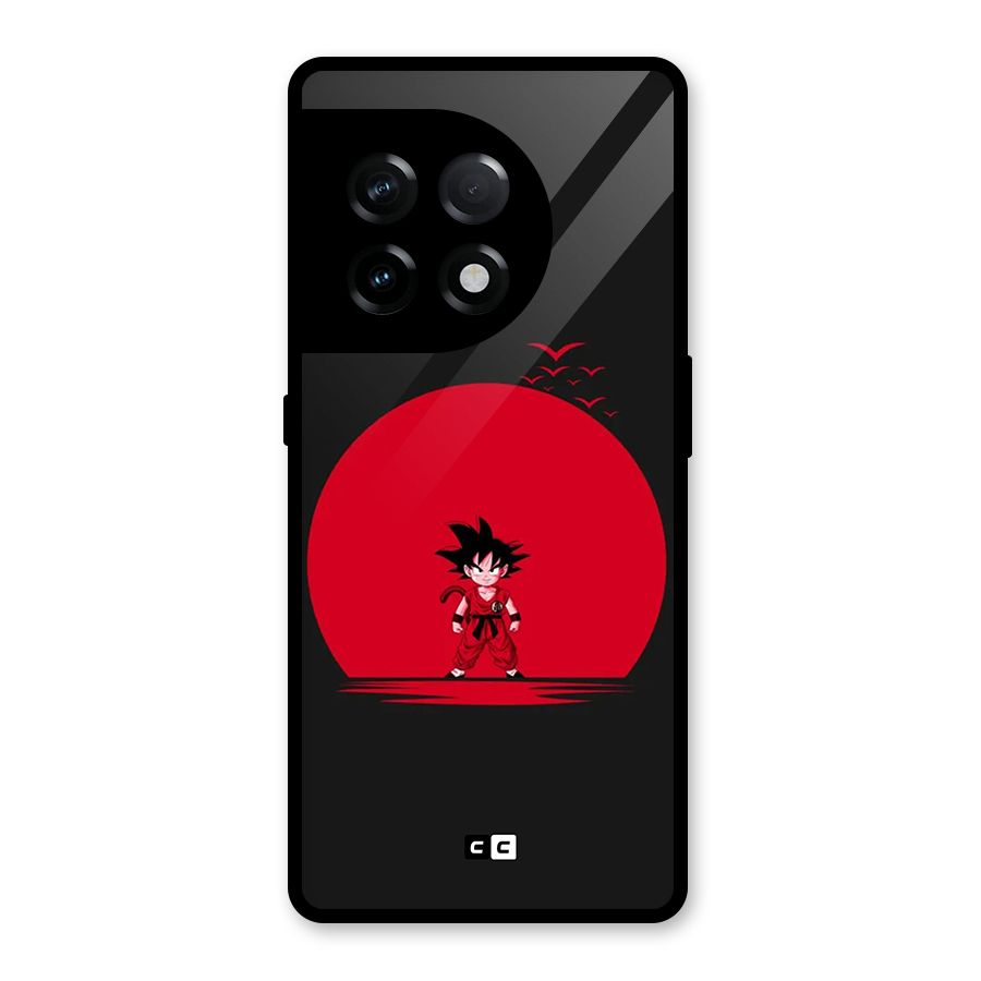 Goku Kid Art Glass Back Case for OnePlus 11R