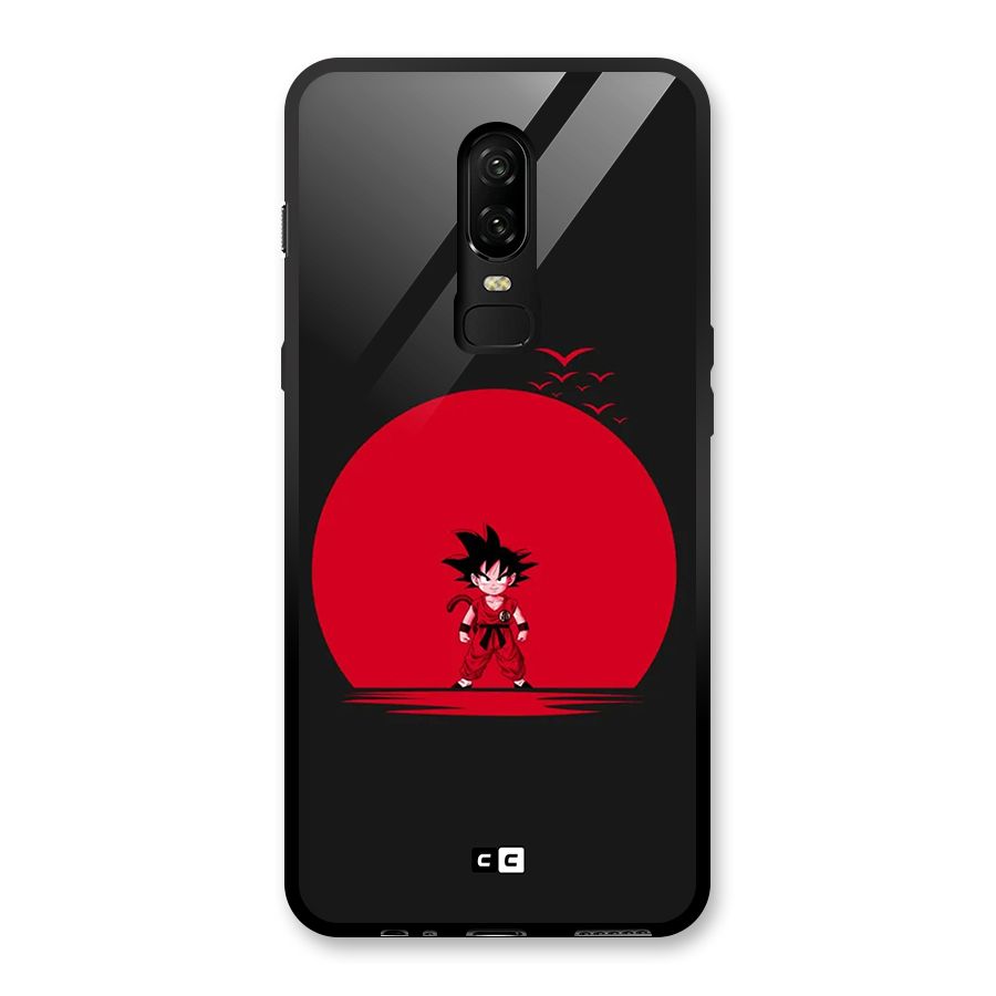 Goku Kid Art Glass Back Case for OnePlus 6
