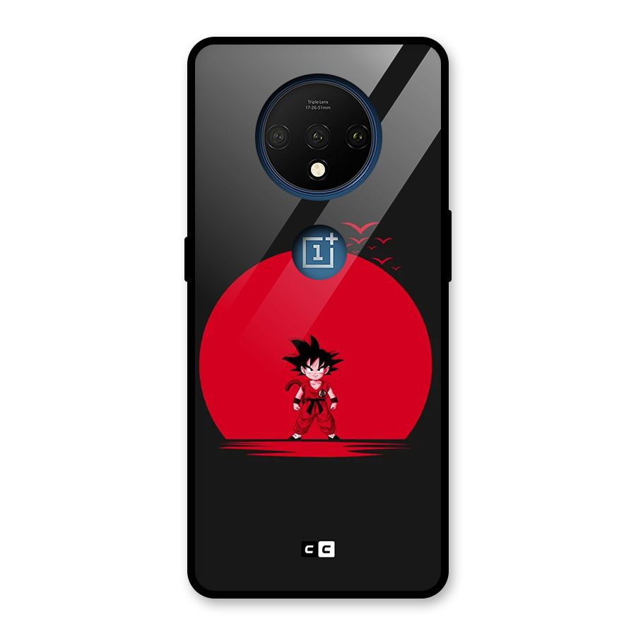 Goku Kid Art Glass Back Case for OnePlus 7T