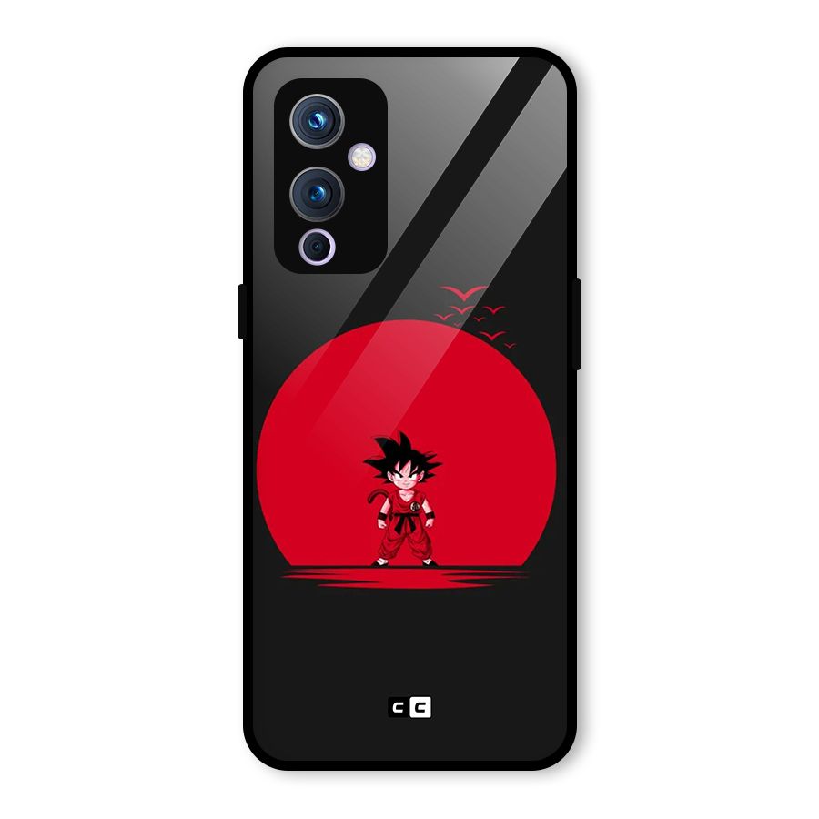 Goku Kid Art Glass Back Case for OnePlus 9