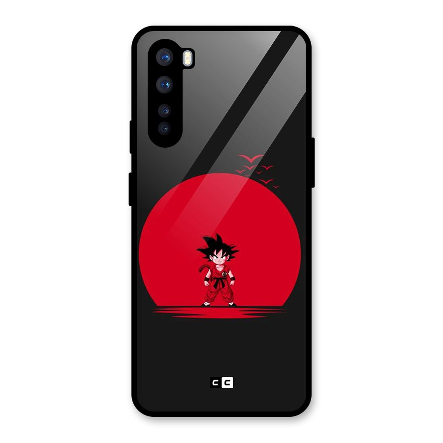 Goku Kid Art Glass Back Case for OnePlus Nord