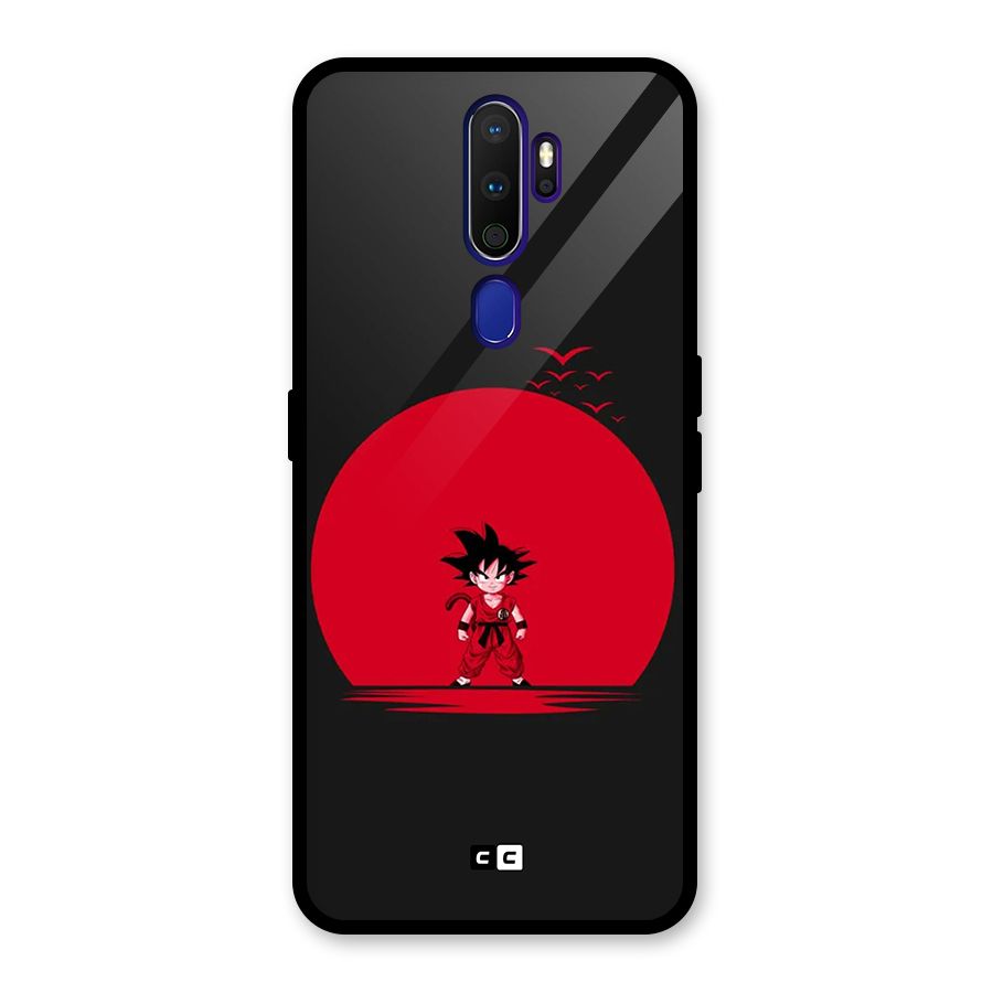 Goku Kid Art Glass Back Case for Oppo A9 (2020)