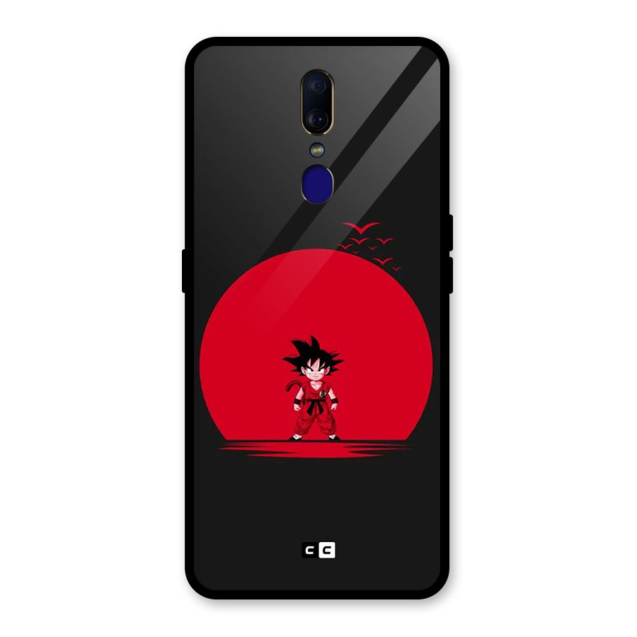 Goku Kid Art Glass Back Case for Oppo F11