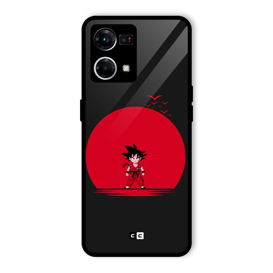 Goku Kid Art Glass Back Case for Oppo F21 Pro 5G