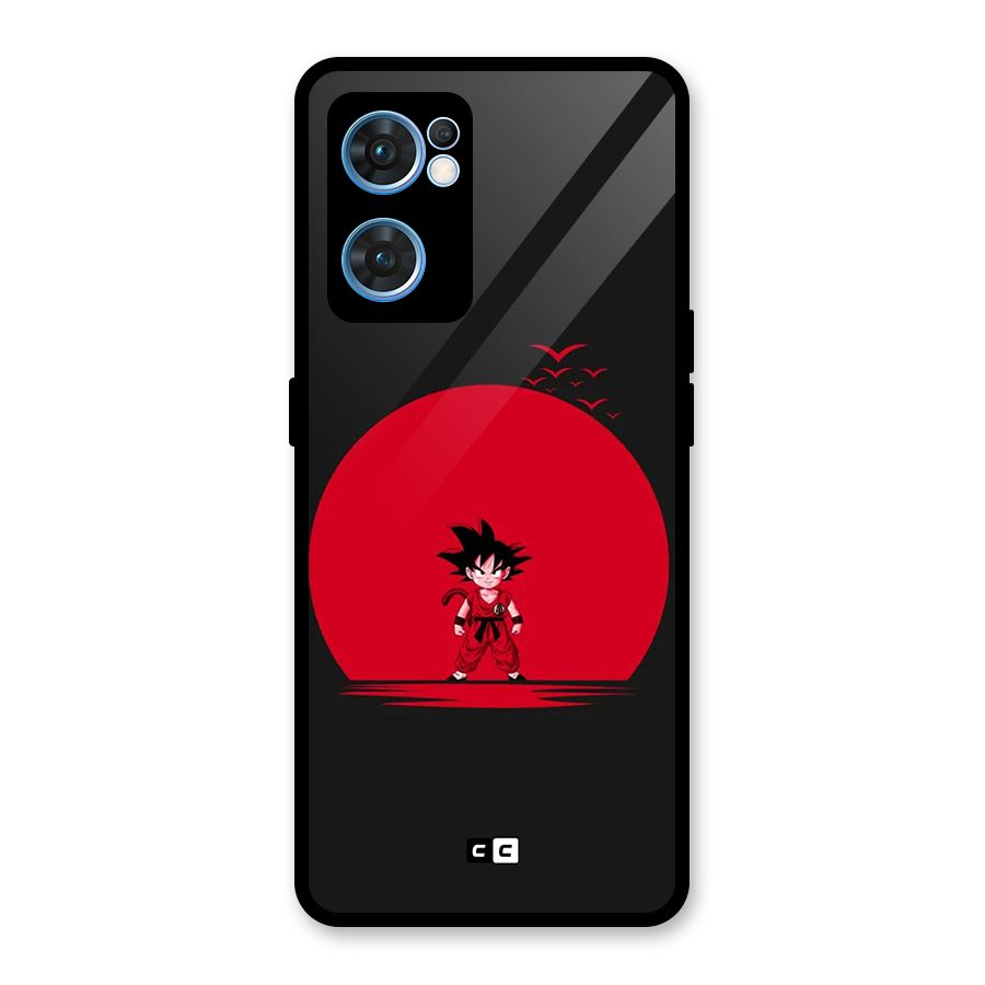 Goku Kid Art Glass Back Case for Oppo Reno7 5G