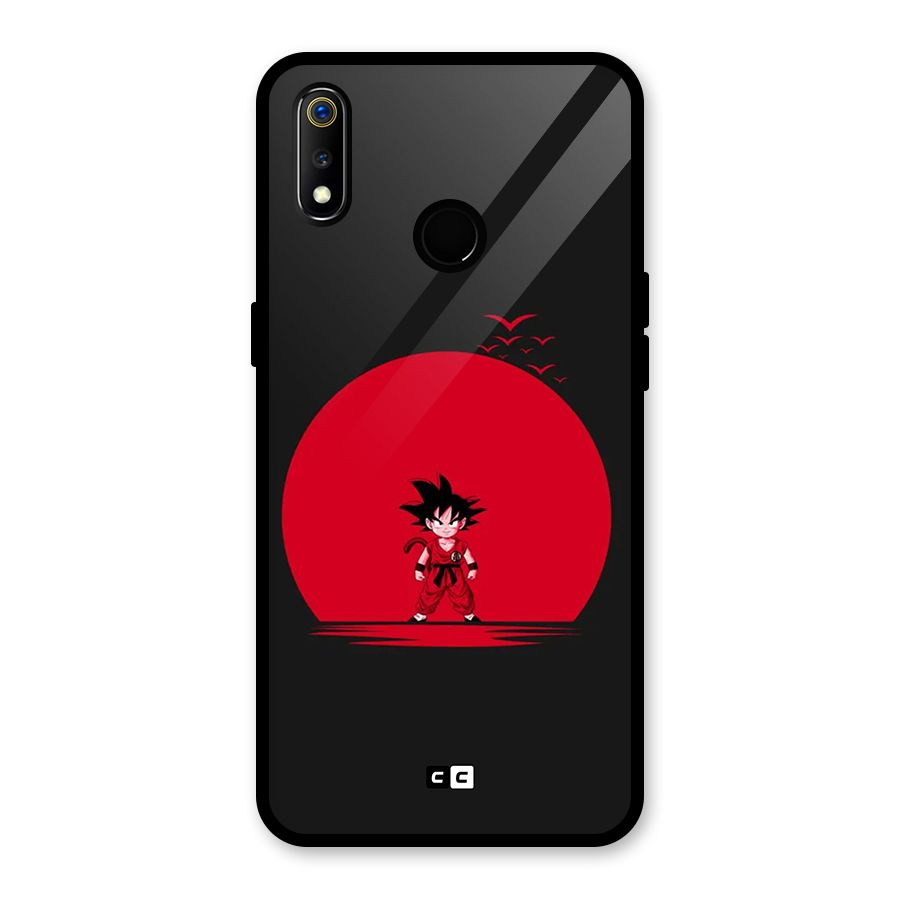 Goku Kid Art Glass Back Case for Realme 3