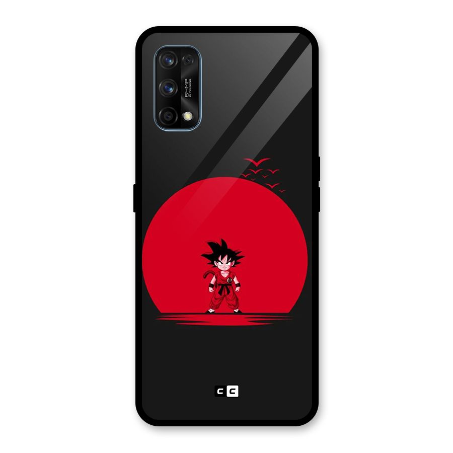 Goku Kid Art Glass Back Case for Realme 7 Pro