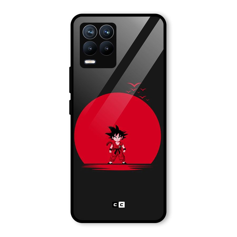 Goku Kid Art Glass Back Case for Realme 8
