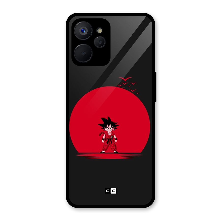 Goku Kid Art Glass Back Case for Realme 9i 5G