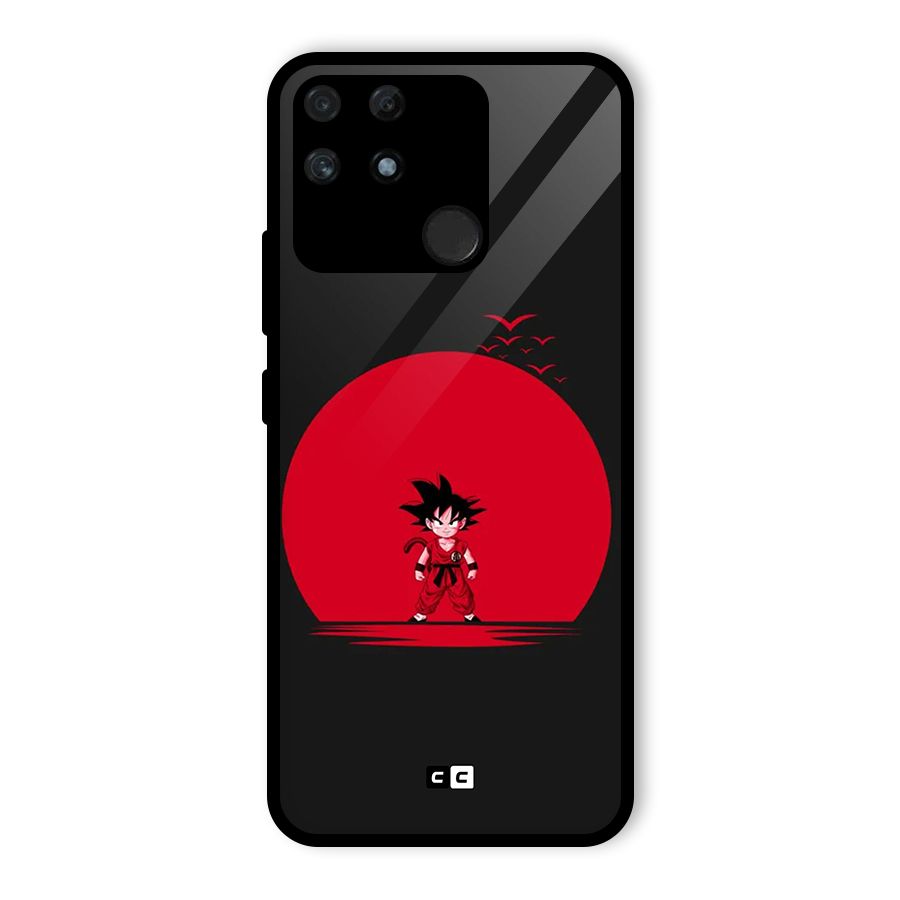 Goku Kid Art Glass Back Case for Realme Narzo 50A