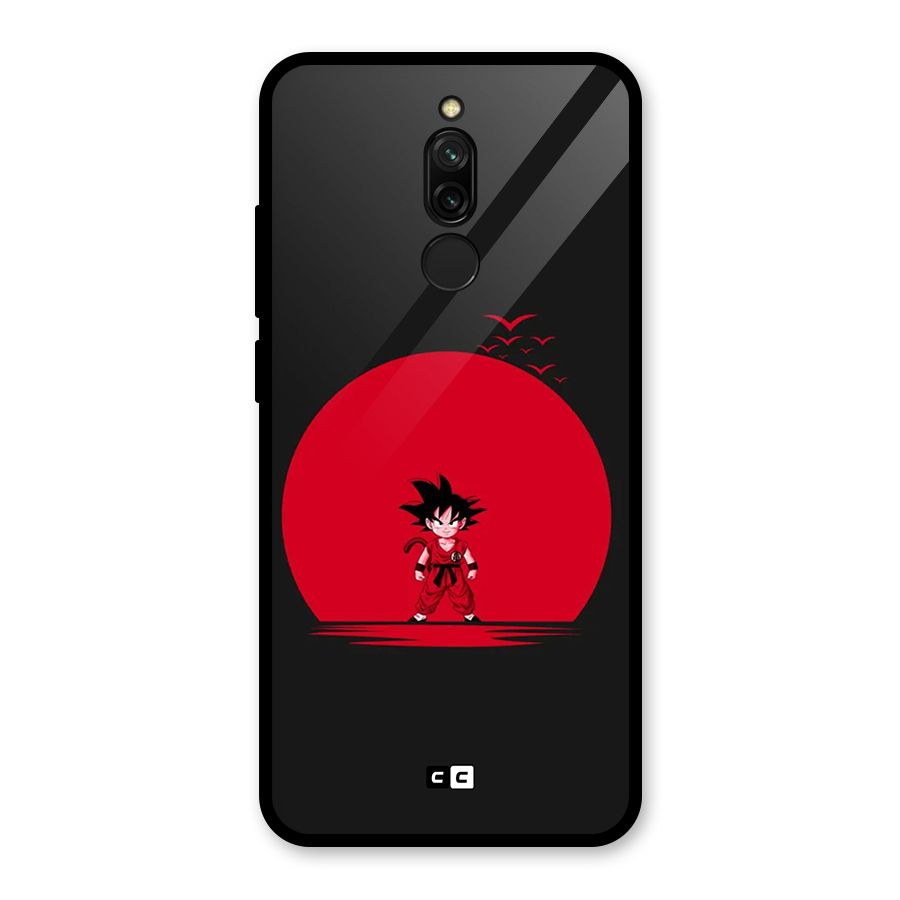Goku Kid Art Glass Back Case for Redmi 8