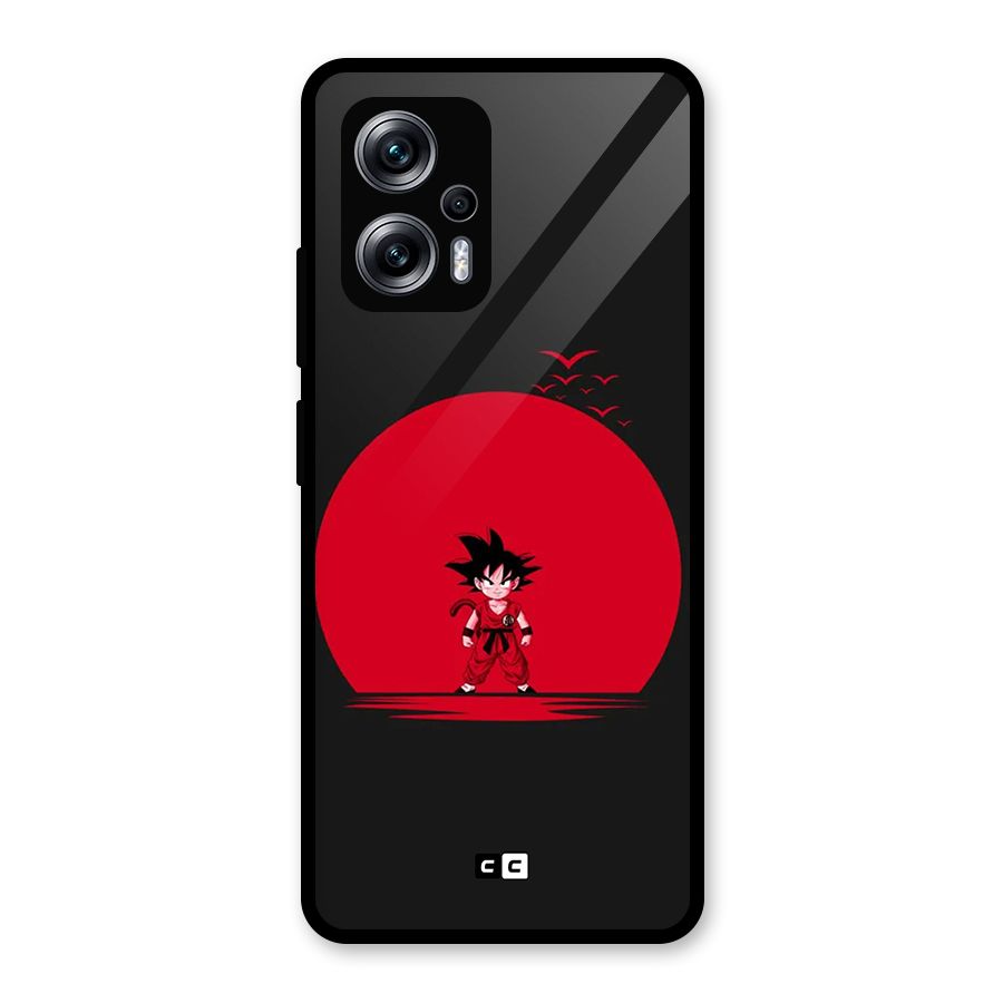 Goku Kid Art Glass Back Case for Redmi K50i