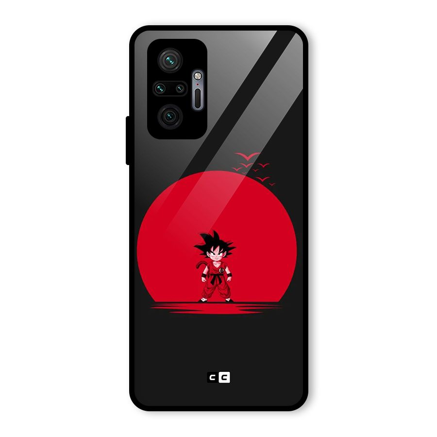 Goku Kid Art Glass Back Case for Redmi Note 10 Pro Max