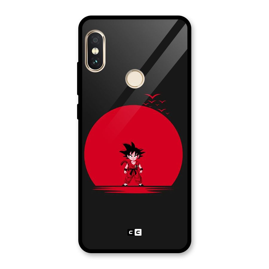 Goku Kid Art Glass Back Case for Redmi Note 5 Pro