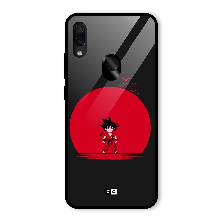 Goku Kid Art Glass Back Case for Redmi Note 7S