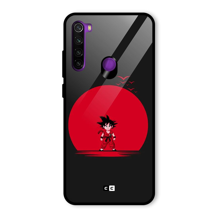 Goku Kid Art Glass Back Case for Redmi Note 8