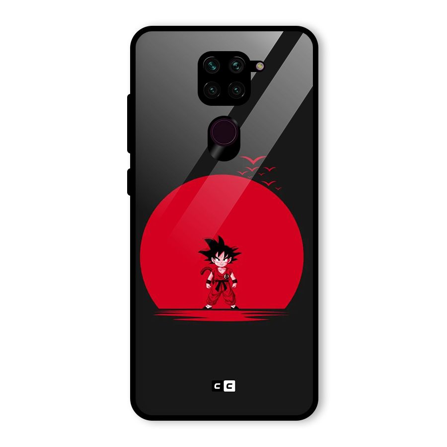 Goku Kid Art Glass Back Case for Redmi Note 9
