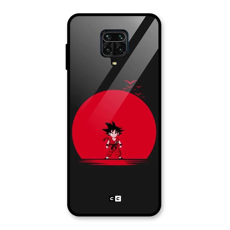 Goku Kid Art Glass Back Case for Redmi Note 9 Pro