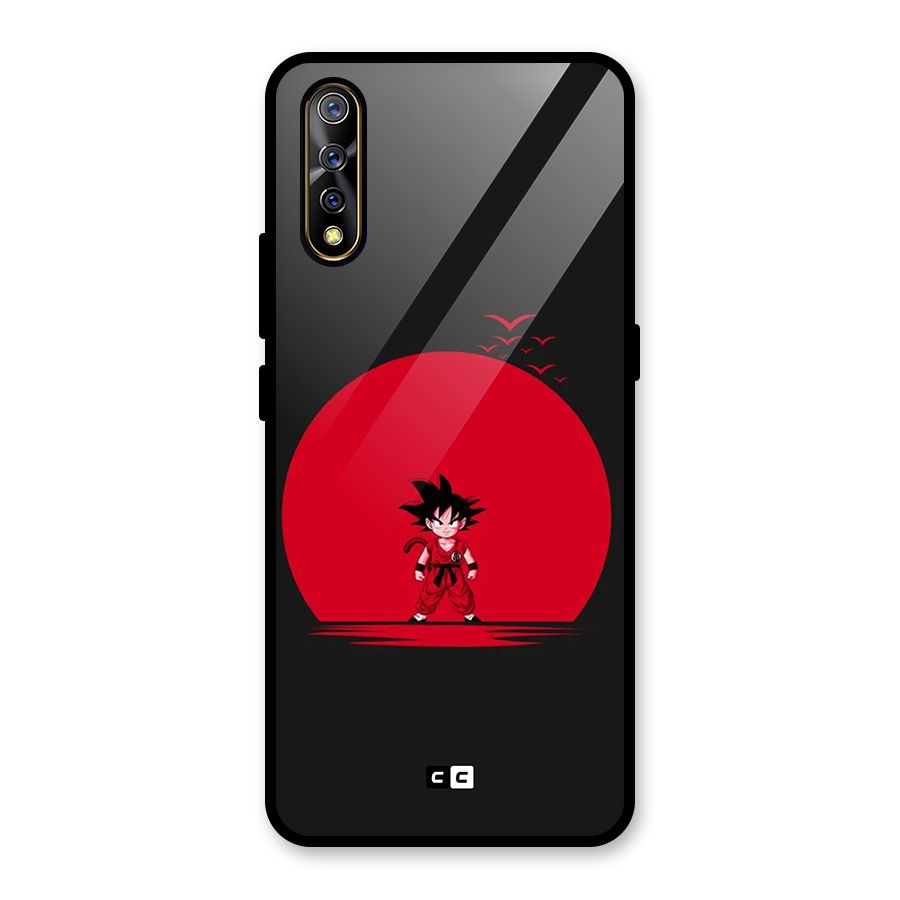Goku Kid Art Glass Back Case for Vivo S1