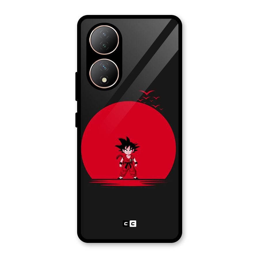 Goku Kid Art Glass Back Case for Vivo T2