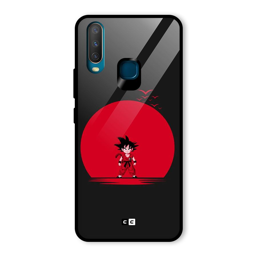 Goku Kid Art Glass Back Case for Vivo U10