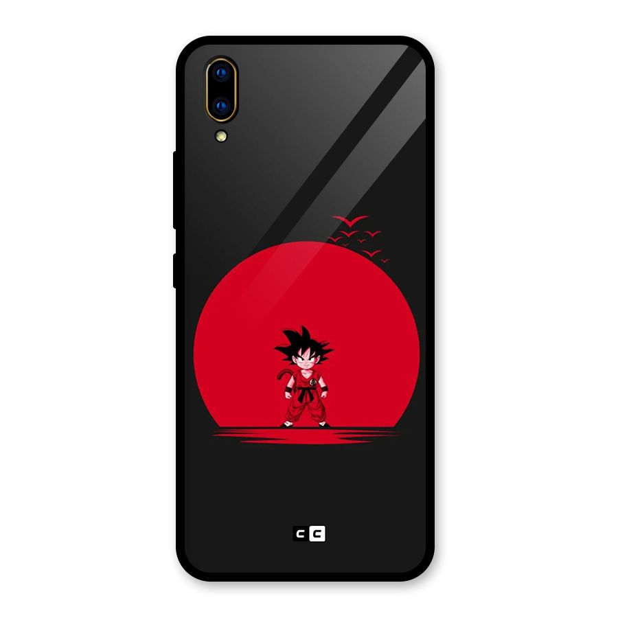 Goku Kid Art Glass Back Case for Vivo V11 Pro