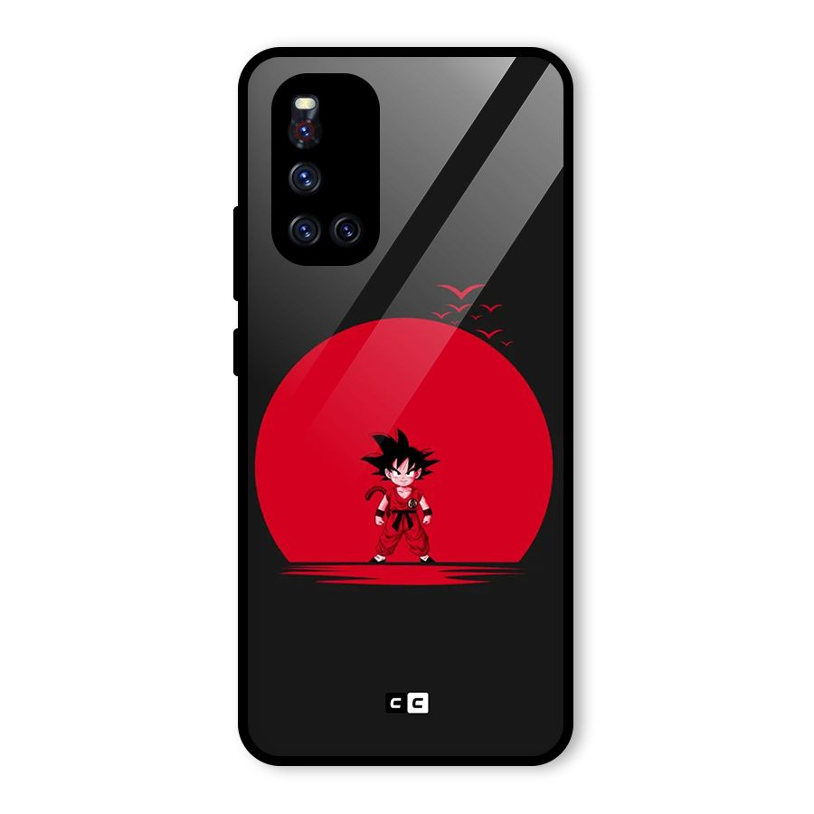 Goku Kid Art Glass Back Case for Vivo V19