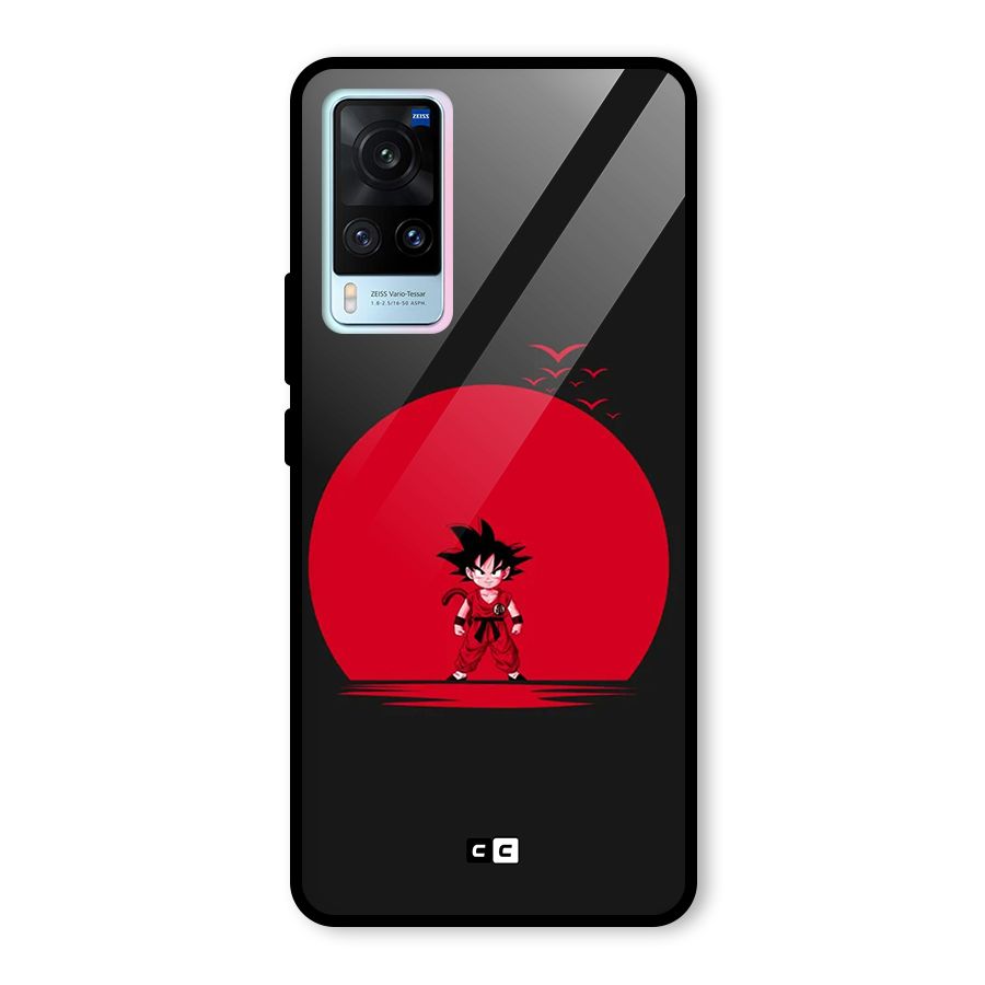 Goku Kid Art Glass Back Case for Vivo X60