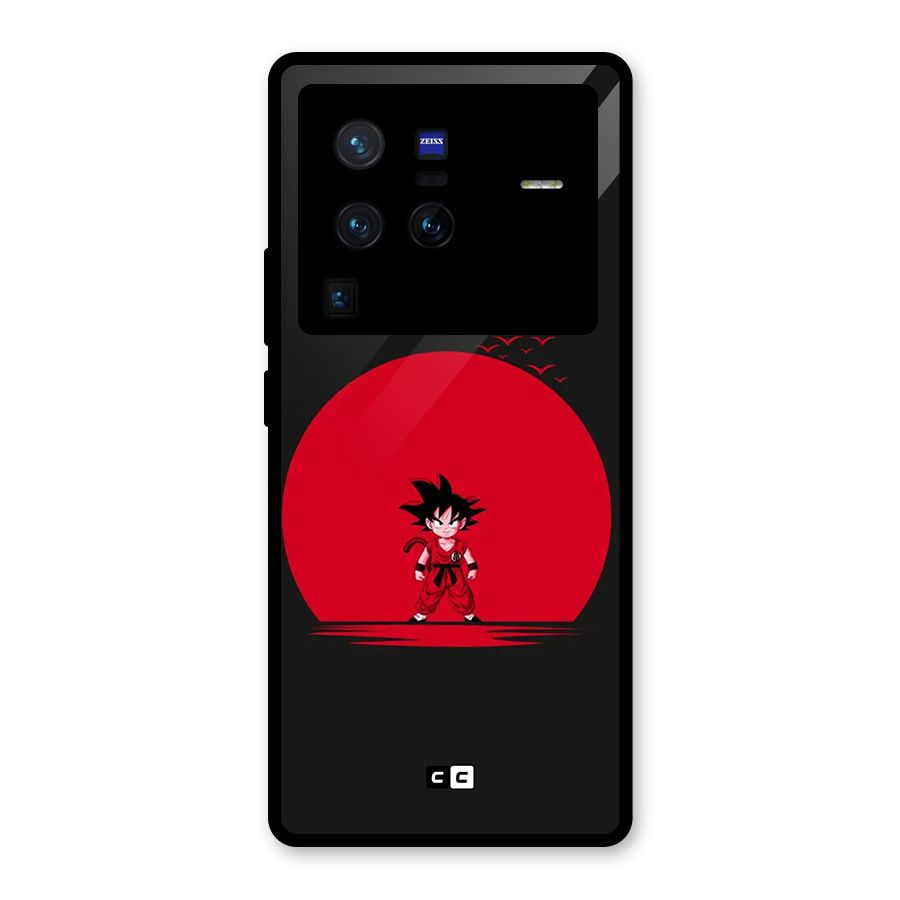 Goku Kid Art Glass Back Case for Vivo X80 Pro