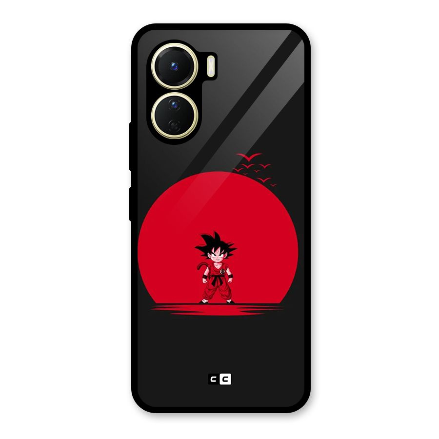 Goku Kid Art Glass Back Case for Vivo Y16