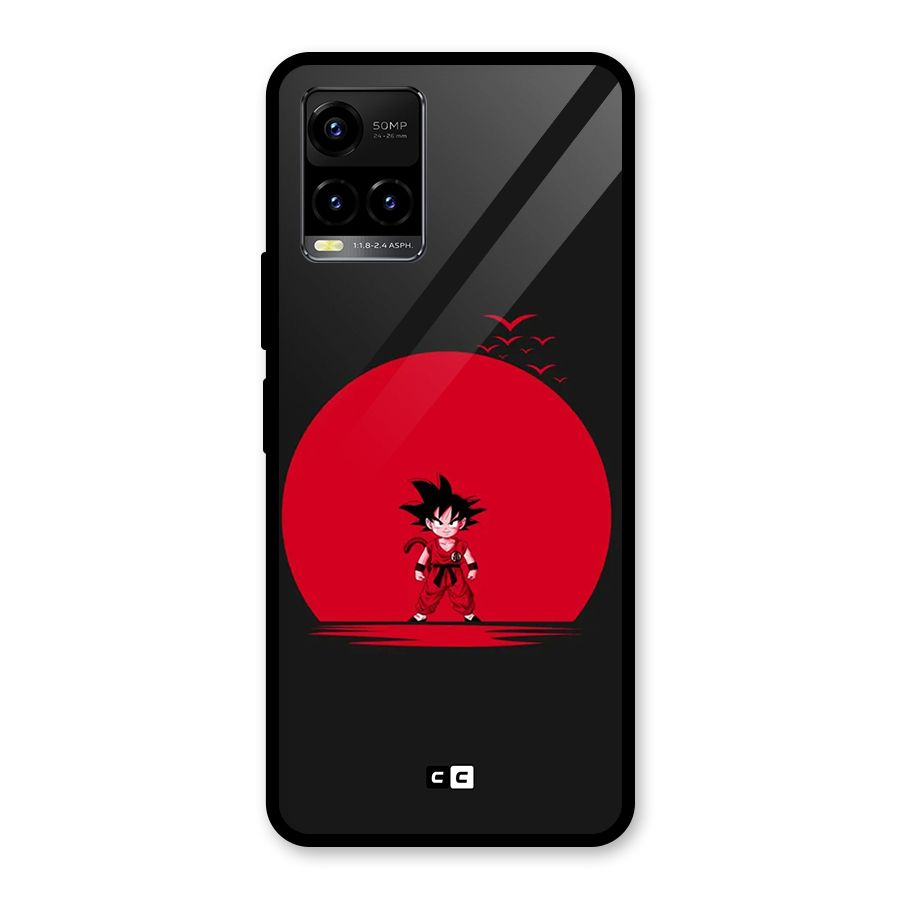 Goku Kid Art Glass Back Case for Vivo Y21T