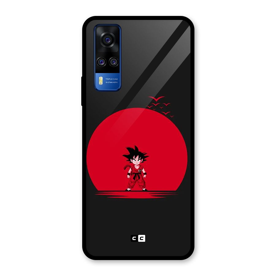 Goku Kid Art Glass Back Case for Vivo Y31