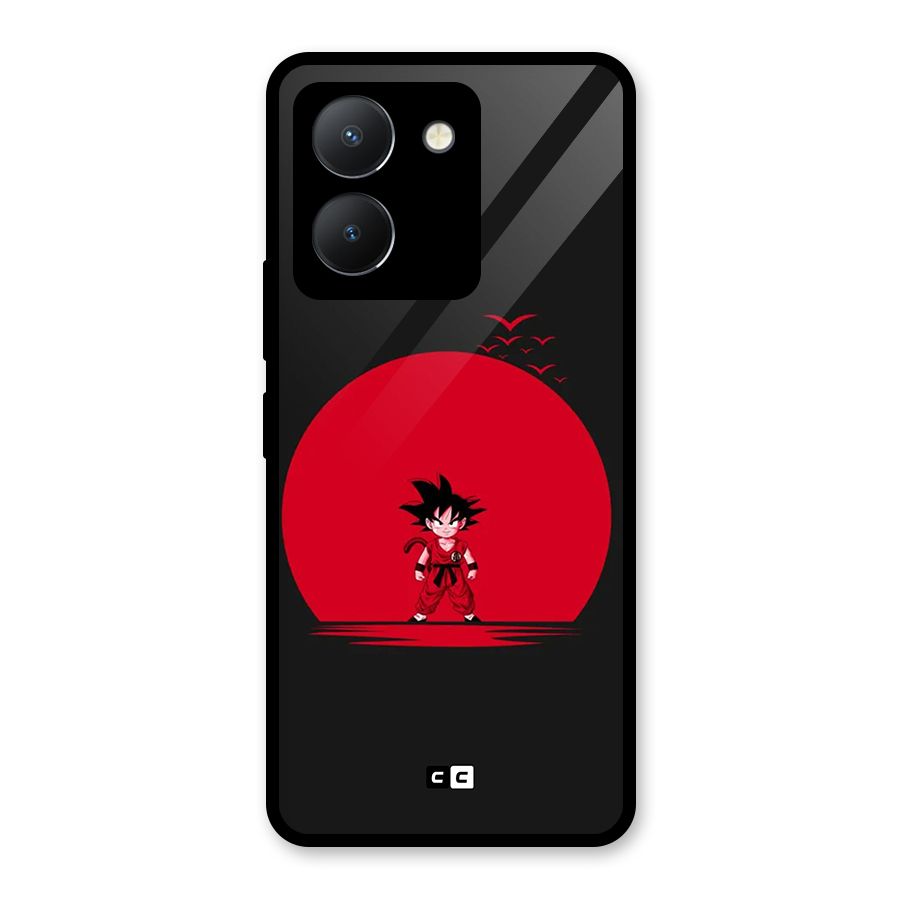 Goku Kid Art Glass Back Case for Vivo Y36