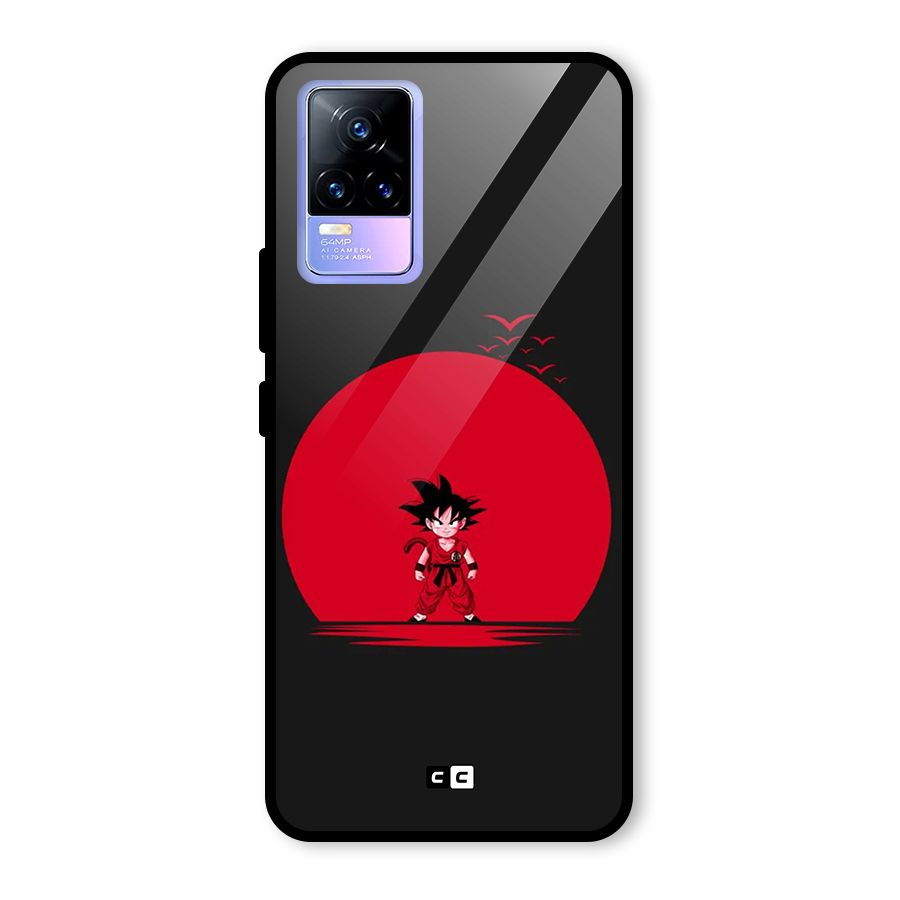 Goku Kid Art Glass Back Case for Vivo Y73