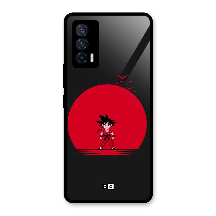 Goku Kid Art Glass Back Case for Vivo iQOO 7 5G
