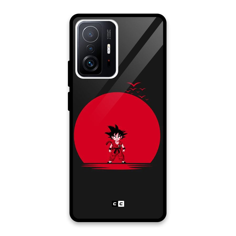 Goku Kid Art Glass Back Case for Xiaomi 11T Pro