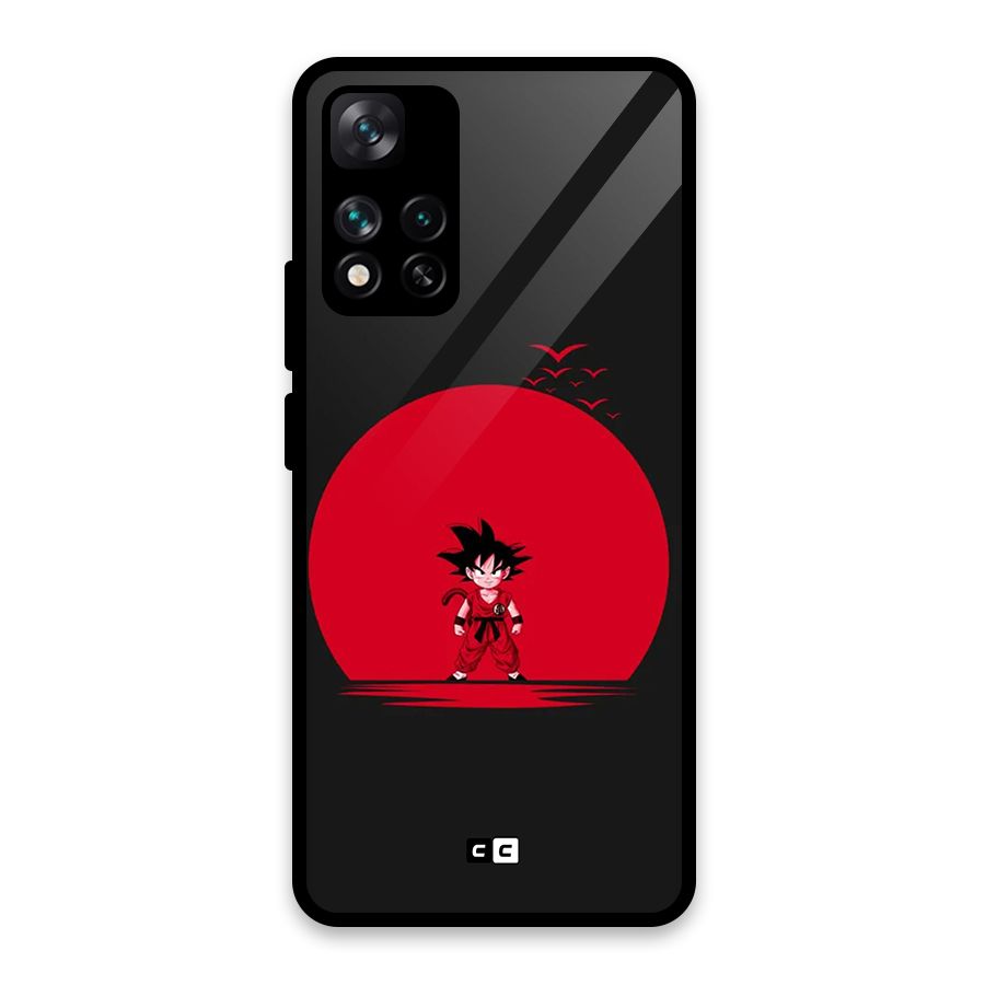 Goku Kid Art Glass Back Case for Xiaomi 11i HyperCharge 5G