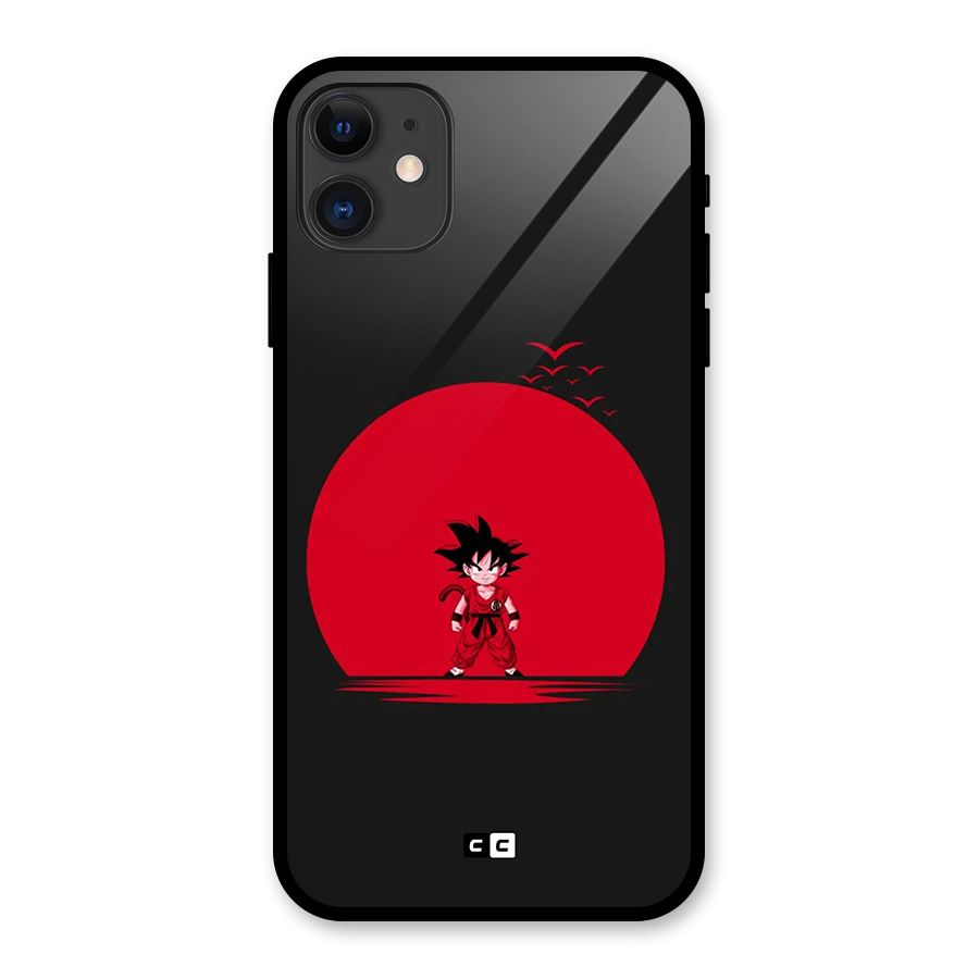 Goku Kid Art Glass Back Case for iPhone 11