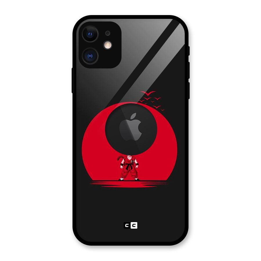 Goku Kid Art Glass Back Case for iPhone 11 Logo Cut