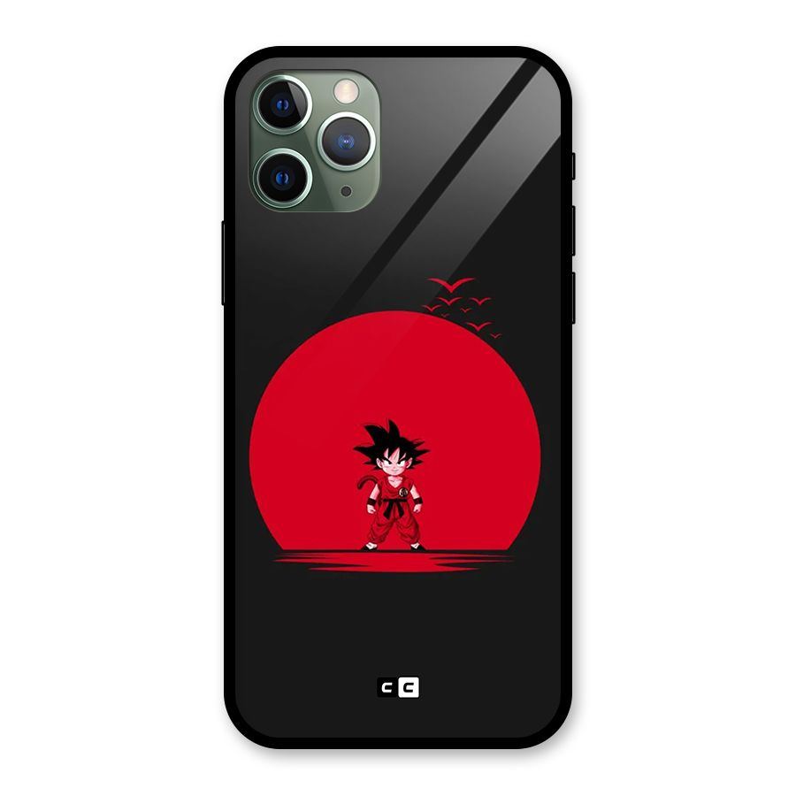 Goku Kid Art Glass Back Case for iPhone 11 Pro