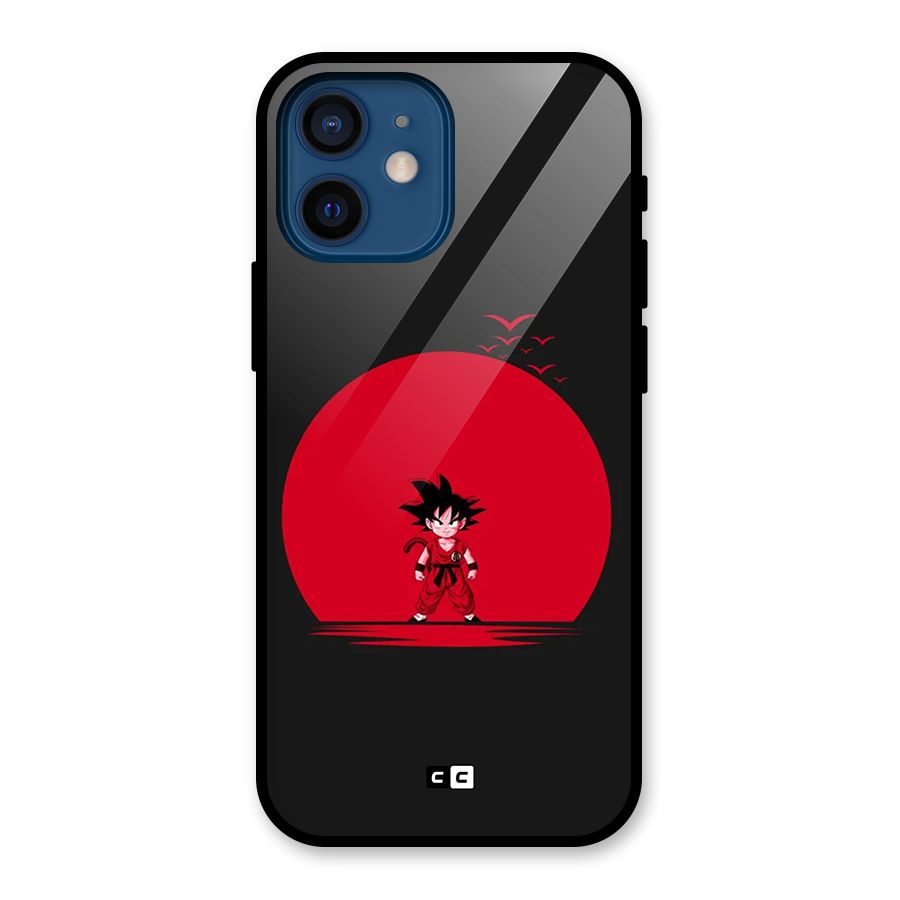 Goku Kid Art Glass Back Case for iPhone 12 Mini