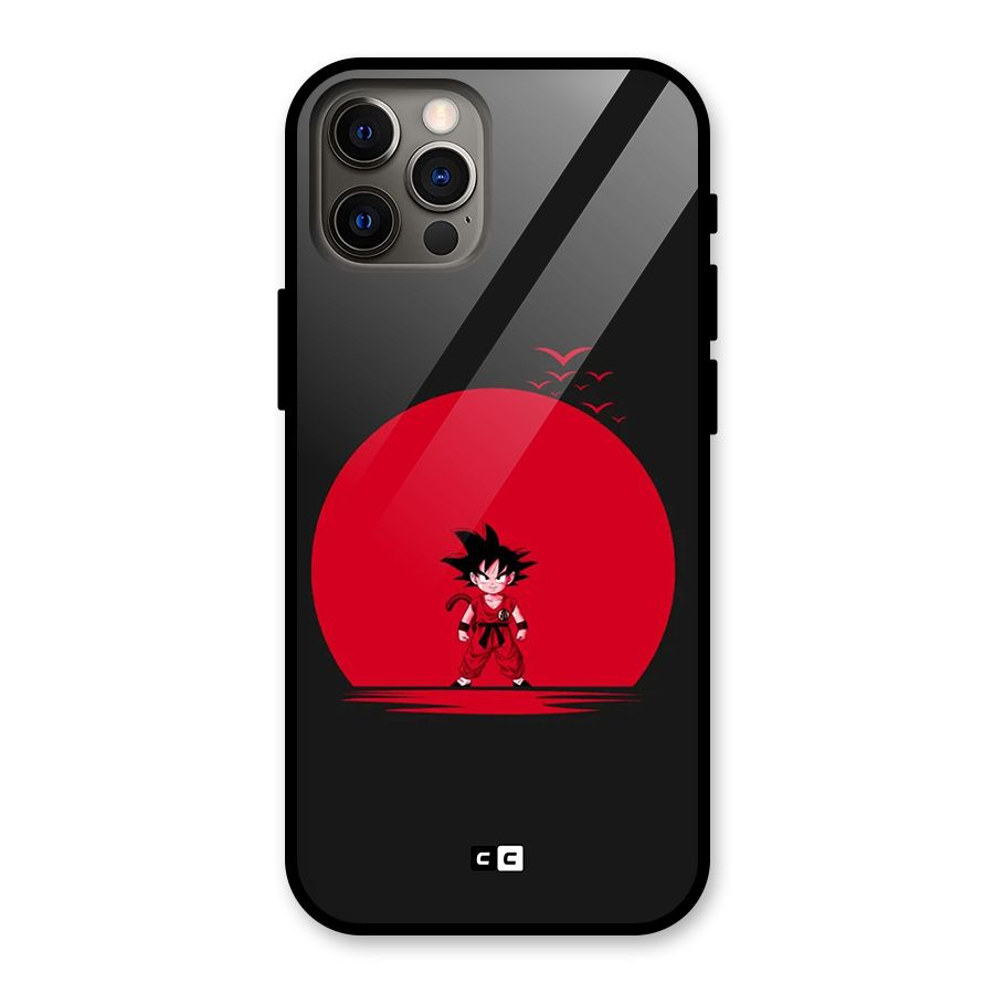 Goku Kid Art Glass Back Case for iPhone 12 Pro